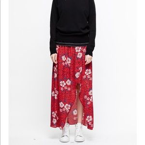 Zadig & Voltaire floral silk maxi skirt 🌟🌟🌟